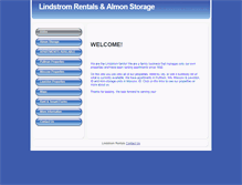 Tablet Screenshot of lindstromrentals.com
